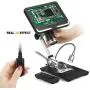 Andonstar Black corlor 7 inch LCD 1080P Circuit Board Digital Microscope AD206 with 200X Magnification Zoom for Phone Repair Soldering Andonstar Black corlor 7 inch LCD 1080P Circuit Board Digital Microscope AD206 with 200X Magnification Zoom for Phone Repair Soldering