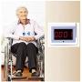 Wireless Calling System for Caregiver Pager Restaurant Waiter Server Pager System for Customers Elderly Patient Smart Nurse Paging System for Clinic Hospital Church 1 Display Receiver+10 Call Buttons