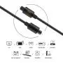Digital Optical Audio Cable (6 Feet), Fiber Optical Toslink Cable for Home Theater, Sound Bar, TV, PS4, Xbox, VD/CD Player, Blu-ray Players,Game Console& More, 1.8M