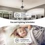 Smart Ceiling Fan Control and Dimmer Light Switch, Neutral Wire Needed, Treatlife Single Pole Wi-Fi Light Switch Fan Speed Control, Works with Alexa/Google Home, Smart Home Remote Control (1PACK)