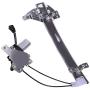 cciyu Rear Left Drivers Side Power Window Lift Regulator with Motor Assembly Replacement Replacement fit for 1997-2005 Buick Century 1997-2004 Buick Regal 1998-2002 Oldsmobile Intrigue