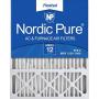 Nordic Pure 20x25x5 MERV 12 Pleated Honeywell Replacement AC Furnace Air Filters 2 Pack