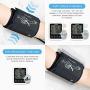 HOMIEE Blood Pressure Monitor with AC Adapter, 9-17'' Large Arm Cuff Blood Pressure Machine with AFIB Detection, 4'' Large LCD Display Digital BP Meter, 2 Users 240 Memories, 4 AA Batteries Included
