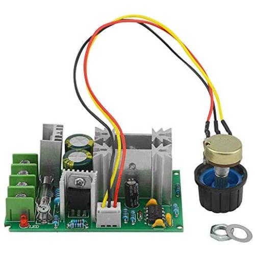 XLX PWM DC Motor Governor 12V 24V 36V 48V High Power Drive Module Adjustable Speed PWM Controller Regulation Switch 20A Ultra small LED dimmer with Speed Control Knob