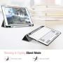 Fintie Case for iPad Air (3rd Gen) 10.5'' 2019 / iPad Pro 10.5'' 2017 - [SlimShell] Ultra Lightweight Standing Protective Cover with Built-in Pencil Holder, Auto Wake/Sleep (Black)