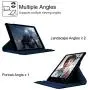 Fintie Rotating Case for iPad 4 3 2 (Old Model) 9.7 inch Tablet - 360 Degree Rotating Smart Stand Protective Cover Auto Wake/Sleep for iPad 4th Gen Retina Display, iPad 3 & iPad 2, Navy