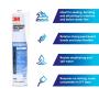 3M Marine Adhesive Sealant 5200 – For Boats and RVs – White – 1/10 Gallon Cartridge