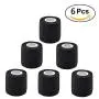 ESKONI Tattoo Grip Cover Wrap - Romlon 6pcs Disposable Cohesive Tattoo Grip Wrap Self Bandage Wrap Elastic Tattoo Grip Tape Tube for Tattoo Machine Tattoo Grip Accessories Sports Tape Cover