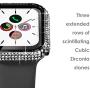 Fullife Compatible with Apple Watch Case, Bling Cases Replacement for Apple Watch 38mm 40mm 42mm 44mm Protective Bumper Compatible with Apple Watch Series 5 4 3 2 1, 38mm-Black
