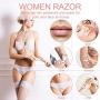 Electric Razor for Women, Tencoz Hair Removal for Women 2 in 1 Wet & Dry Painless Rechargeable for Legs Underarms and Bikini Pop-Up Trimmer 2 Changeable Trimmer Heads (Rose Gold) Electric Razor for Women, Tencoz Hair Removal for Women 2 in 1 Wet & Dry Painless Rechargeable for Legs Underarms and Bikini Pop-Up Trimmer 2 Changeable Trimmer Heads (Rose Gold)