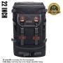 WITZMAN Travel Backpack for Men Women Canvas Backpack Carry on Luggage Rucksack Convertible Duffel Bag Large (A568 Black)