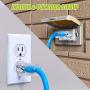 GearIT Extension Cord 100 Feet 10/3-3 Triple Outlet Ultra Heavy Duty SJEOW Extreme Weather Outdoor/Indoor - 10 Gauge 3 Prong, LED Lighted Plug, Oil Resistant Rubber Jacket