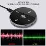 USB Conference Microphone with Speaker,Omnidirectional Speakerphone Computer Mic with 360º Voice Pickup, Touch-Sensor Buttons to Mute/Volume for Streaming, VoIP Call,Skype, Webinar, Interview-Black