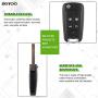 SCITOO 1PC OHT01060512 Keyless Entry Remote Flip Key Shell for Chevy 2003-2006 Buick Encore Allure LaCrosse