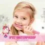 Vekkia Sonic Rechargeable Kids Electric Toothbrush, 3 Modes with Memory, Fun & Easy Cleaning, 31000 Strokes, IPX7 Waterproof, 2-Min Timer for Age 3+, 4 Soft Bristles Vekkia Sonic Rechargeable Kids Electric Toothbrush, 3 Modes with Memory, Fun & Easy Cleaning, 31000 Strokes, IPX7 Waterproof, 2-Min Timer for Age 3+, 4 Soft Bristles