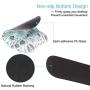Holilife Keyboard Wrist Rest Pad and Wrist Support Mouse Pad, Ergonomic Design Memory Foam Pad for Pain Relief and Non-Slip Rubber Base Set for Home Office Laptop Computer Gaming, Lotus