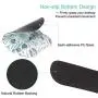 Holilife Keyboard Wrist Rest Pad and Wrist Support Mouse Pad, Ergonomic Design Memory Foam Pad for Pain Relief and Non-Slip Rubber Base Set for Home Office Laptop Computer Gaming, Lotus