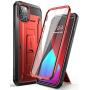 SUPCASE Unicorn Beetle Pro Series Case for iPhone 12 Pro Max (2020 Release) 6.7 Inch, Built-in Screen Protector Full-Body Rugged Holster Case(Ruddy)