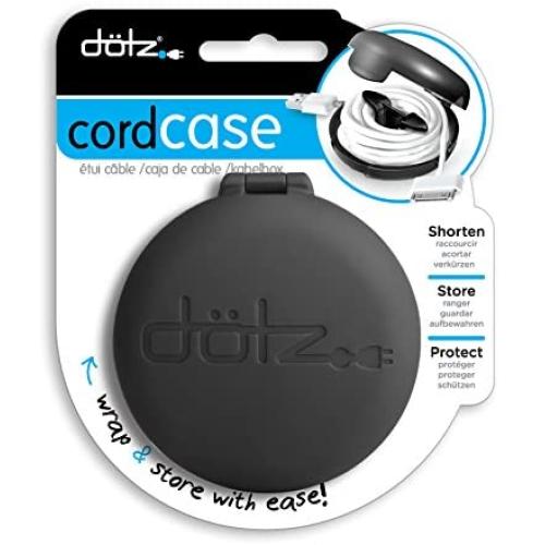 Dotz Cord Wrap for Cord and Cable Management, Black (CWOS30M-CK)