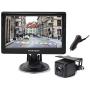 PARKVISION Wired Backup Camera Kit,AHD 720P reversing backup camera with 5IPS Screen monitor visable from every angle,IP68 Waterproof Night Vision rear front view camera for Pickups,Trucks,RVs,Vans.