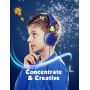 Kids Headphones, Mpow CHE1 Wired Headphones for Kids Teens Children with Volume Limit 94dB, Foldable Adjustable On Ear Headphones for School, Travel, Compatible with Cellphones, Tablets, PC