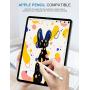 2 Pack SPARIN Screen Protector Compatible with iPad Pro 12.9 Inch without Home Button, Tempered Glass Screen Protector Work with Face ID