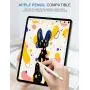 2 Pack SPARIN Screen Protector Compatible with iPad Pro 12.9 Inch without Home Button, Tempered Glass Screen Protector Work with Face ID