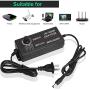 Universal AC/DC Switching Power Adapter, Adjustable Power Supply 100-240V AC to 9-24V 3A 50-60hz DC Converter with LED Voltage Display (9V-24V 3A)