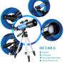 AOMEKIE Telescopes for Adults Astronomy Beginners 70mm/400mm Kids Telescope with Phone Adapter Tripod Finderscope Erect-Image Diagonal and Moon Filter