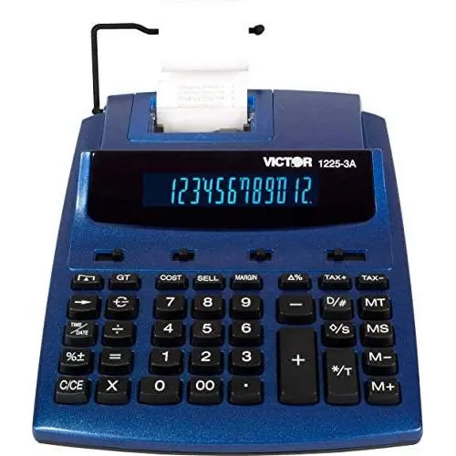 Victor 1225-3A 12 Digit Commercial Printing Calculator
