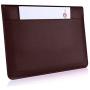 ProCase Surface Laptop 2017 / Surface Book MacBook Pro 13 Case Sleeve, Protective Sleeve Cover for 13'' MacBook Pro 2018 2017 2016 / Pro Retina/MacBook Air 13.3'' / Surface Book Tablet Laptop -Brown