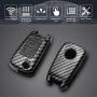 TANGSEN Flip Key Fob Cover Case for Buick Allure Encore Lacrosse Regal Verano Chevrolet Camaro Cruze Equinox Impala Malibu Orlando Sonic Spark SS Trax GMC Terrain 3 4 Button Keyless Entry Remote Black