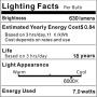 E12 LED Bulb Dimmable 7W C7 Bulb Equivalent to E12 Halogen Bulb 60W, Daylight White 6000K T6 Base E12 Candelabra Bulbs for Ceiling Fan, Chandelier, Kx-2000 Bulbrite Replacement, AC 110-120V(6 Pack)