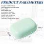 Toothbrush Clean Case,Portable Mini Travel Toothbrush Holder (For Most of Toothbrushes),USB Recharged (White)