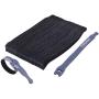 Reusable Cable Straps Wire Ties, Pack of 50 Trilancer Adjustable Cord Fastener Cable Organizer, 8 Inches(Black)