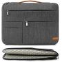 KINGSLONG 15 15.6 Inch Laptop Sleeve Case Bag, Slim Lightweight Laptop Computer Notebook Ultrabooks Carrying Case Handbag Cover for Men Women Fit for Acer Asus Dell Lenovo HP Toshiba ect, Gray