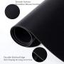 Soyan Dual-Sided PU Leather Desk Pad/Mouse Pad for Office & Home, Waterproof Desk Blotter Pad with Comfortable Writing Surface, 23.6”x13.8” (Black)