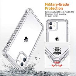 ESR Air Armor Case Compatible with iPhone 11 [Shock-Absorbing] [Scratch Resistant] [Military Grade Protection] Hard PC + Flexible TPU Frame, for 6.1-Inch, Clear