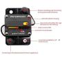 ANJOSHI 80Amp Waterproof Circuit Breaker 30A-300A with Manual Reset Suitable for Car Rv Marine Automotive Stereo Audio Electronic System