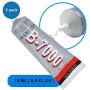 MMOBIEL Pack of 5 B-7000 15 ML Multipurpose High for Industrial Glue Semi Fluid Transparent Adhesive 15 ml 0.51 fl.oz