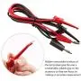 Micsoa Multimeter Leads, Electrical Test Lead Kit - Banana to Alligator Clips, Banana to Banana Plugs, Banana to Plounger Mini Hooks Multimeter Leads Set（3 Pair）
