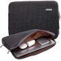 KAYOND Herringbone Woollen Water-Resistant for 11-11.6 Inch Laptop Sleeve Case Bag (11-11.6 Inches, Black)