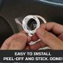 ToolEpic for Dodge Ram 1500 Challenger Charger Durango Accessories 2015-2021 - Engine Start Stop Button Overlay Ruby Red Sticker Emblem - Push to Release Hell Badge Unique Style - Perfect for Decals