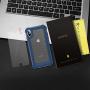 iPhone X Case, iPhone Xs Case with [ Screen Protector Tempered Glass x2Pack] SUPBEC Protective Phone Cover with Silicone PC+TPU Shockproof Rubber Heavy Duty Case for iPhone X/iPhone Xs-Clear Blue