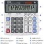 Calculator, ONXE Standard Function Electronics Desktop Calculators, Solar Dual Power, Big Button and 12 Digit Bold Font Large LCD Display, Basic Financial Calculator for Office and Home (DC2133)