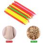 Emoly 60 Pieces Plastic Spiral Hair Perm Rod Spiral Rod Barber Hairdressing Hair Rollers Salon Tools for Women and Girls