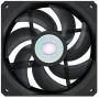 Cooler Master SickleFlow 120 V2 All-Black 120mm Square Frame Fan with Air Balance Curve Blade Design, Sealed Bearing, PWM Control for Computer Case & Liquid Radiator