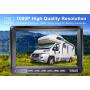 DoHonest V23 HD 1080P Digital Wireless Dual Backup Camera 7 DVR Split Screen Monitor Kit High-Speed Rear Observation System for Trailer,RV,Truck IR Night Vision IP69K Waterproof