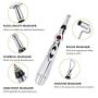 Electronic Massage Pen, Acupuncture Pen, Electric Meridian Energy, Electric Meridians Laser Acupuncture Machine for Pain Relief(Battery Not Included)