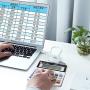 Desk Calculator, Standard Function Desktop Calculator Solar Battery Dual Power Handheld Calculator 12-Digit Large LCD Display & Big Button